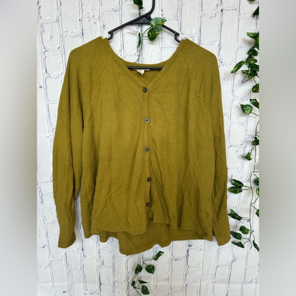 MADEWELL‎ SMALL GREEN BUTTON SHIRT